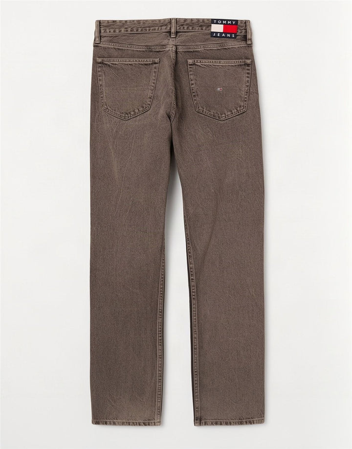 Tommy Hilfiger Vaqueros rectos para hombre W33 L32 Algodón gris