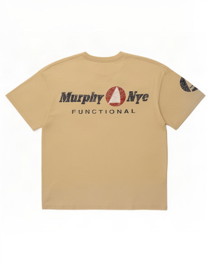 Murphy & Nye Camiseta gráfica para hombre Top 2XL Beige