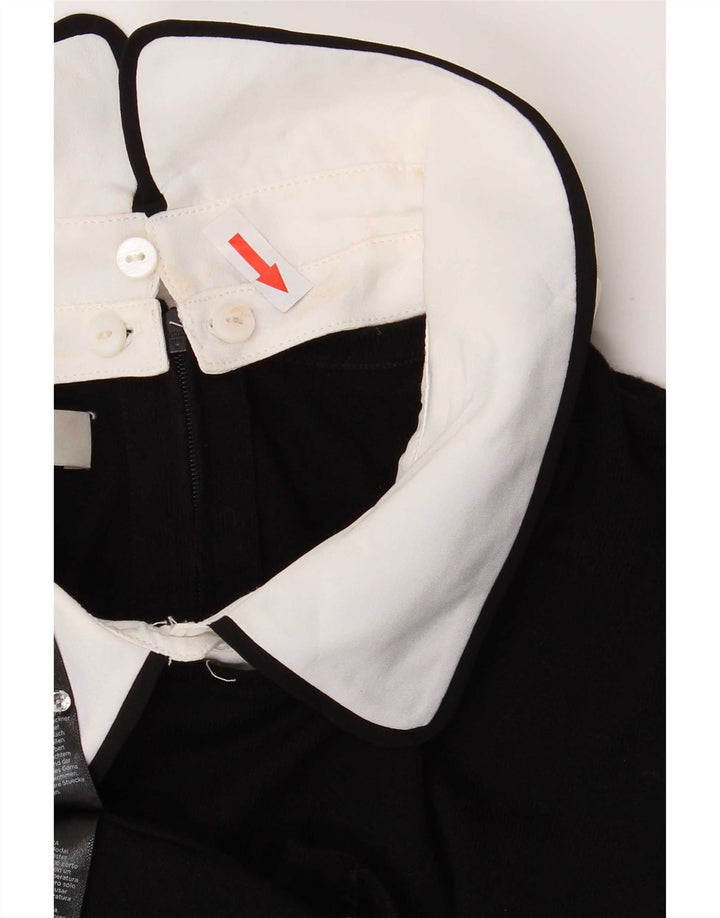 Hobbs Blusa para Mujer Top UK 40 XL Algodón Negro