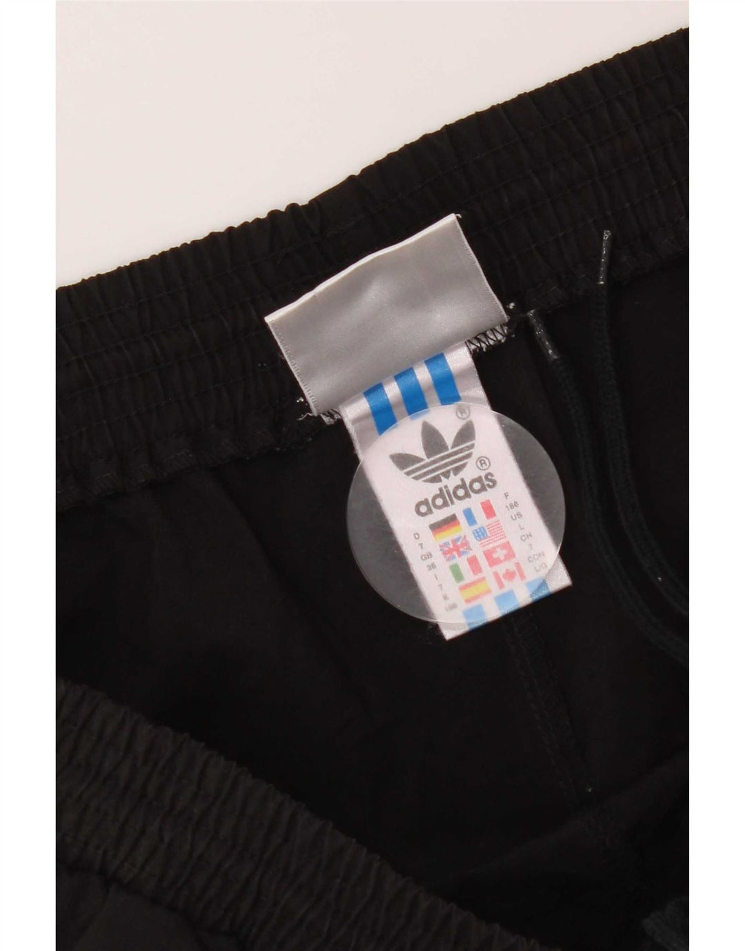 Adidas - Bermudas deportivas para hombre, talla grande, poliéster negro