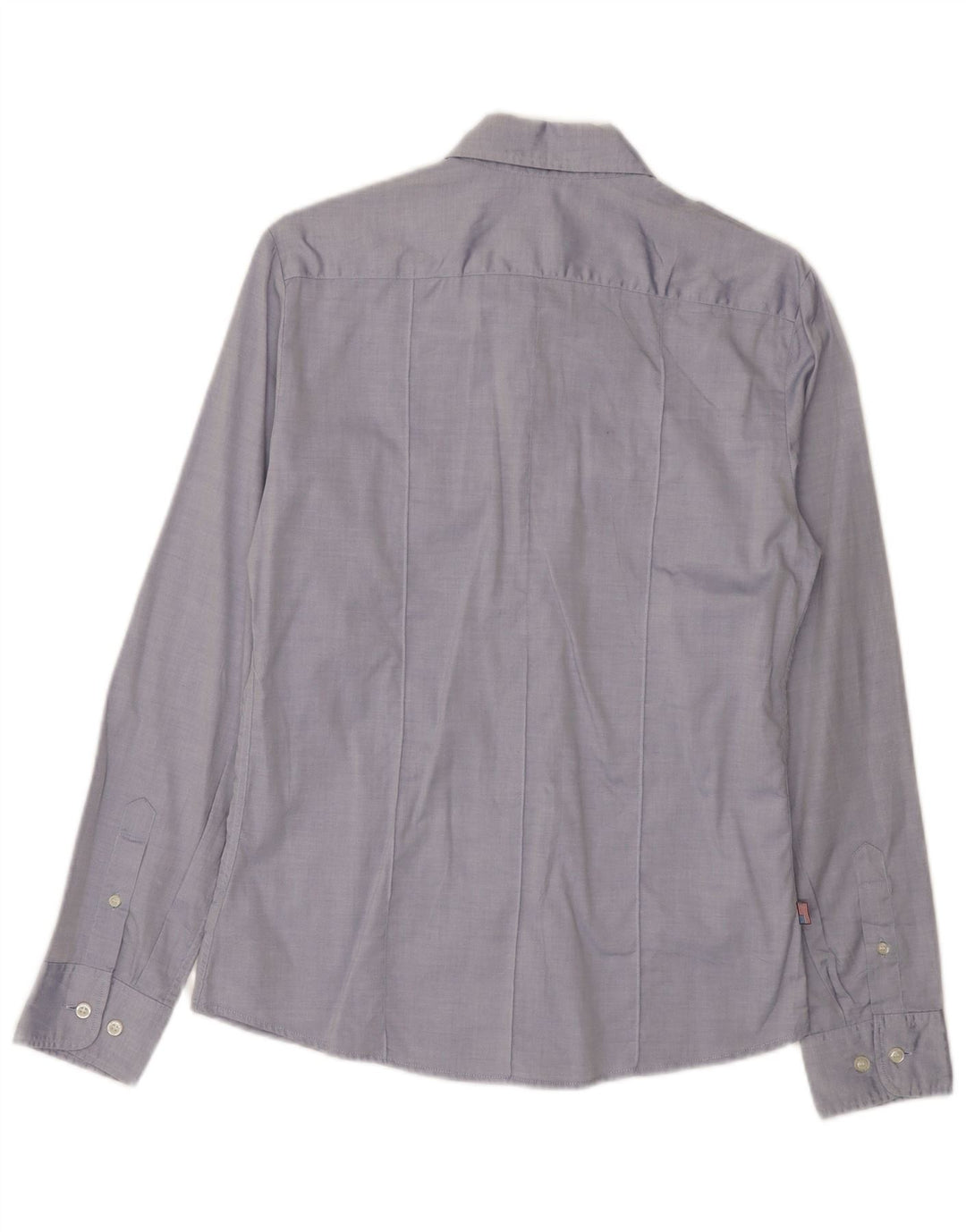 Camisa Militar Blauer Hombre Azul Medio Algodón