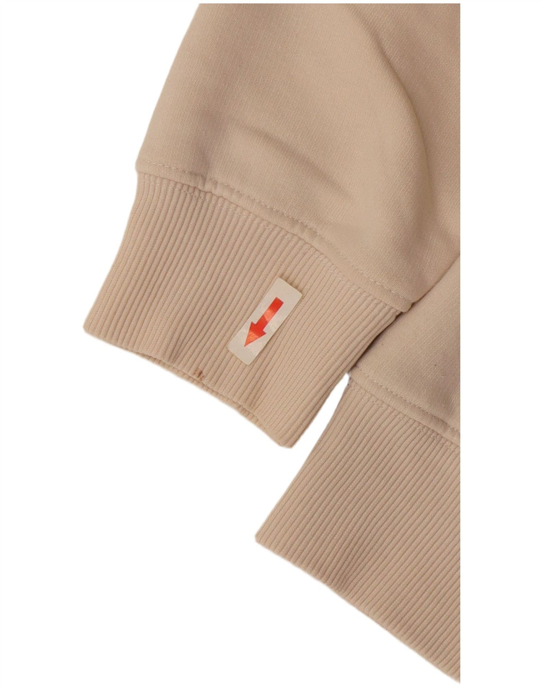 Alpha Industries Hombre Sudadera Gráfica Jumper Algodón Beige Medio
