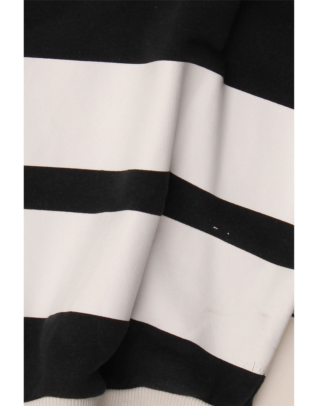 ADIDAS Sudadera de gran tamaño con gráfico para mujer UK 6 XS Negro Rayas