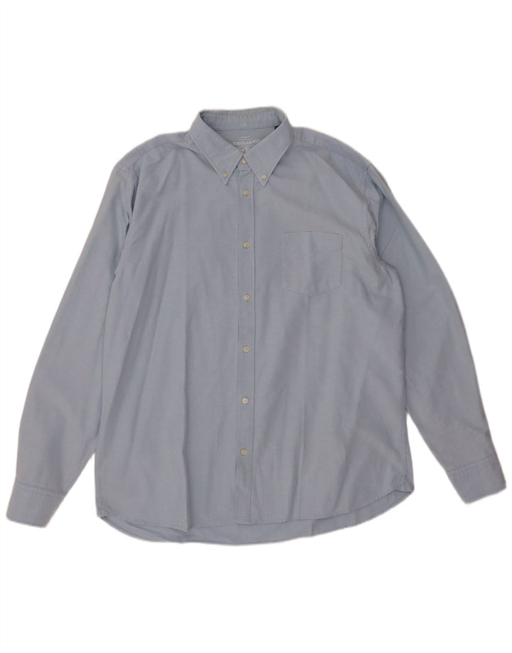 Camisa OVS Hombre Sun Faded Regular Fit 2XL Azul