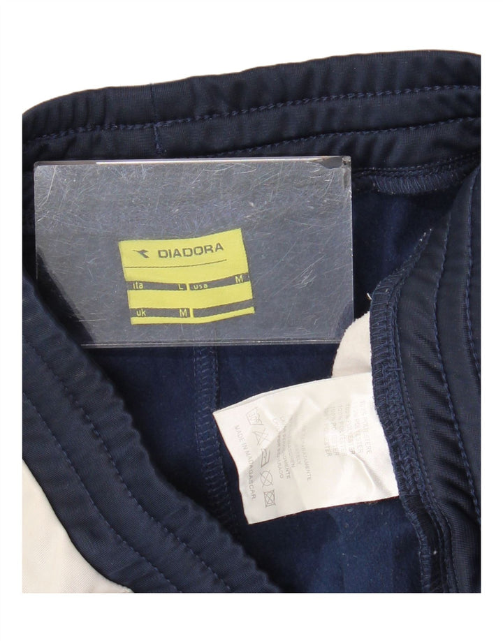 Diadora Hombre Pantalones De Chándal Mediano Azul Marino Colorblock Poliéster