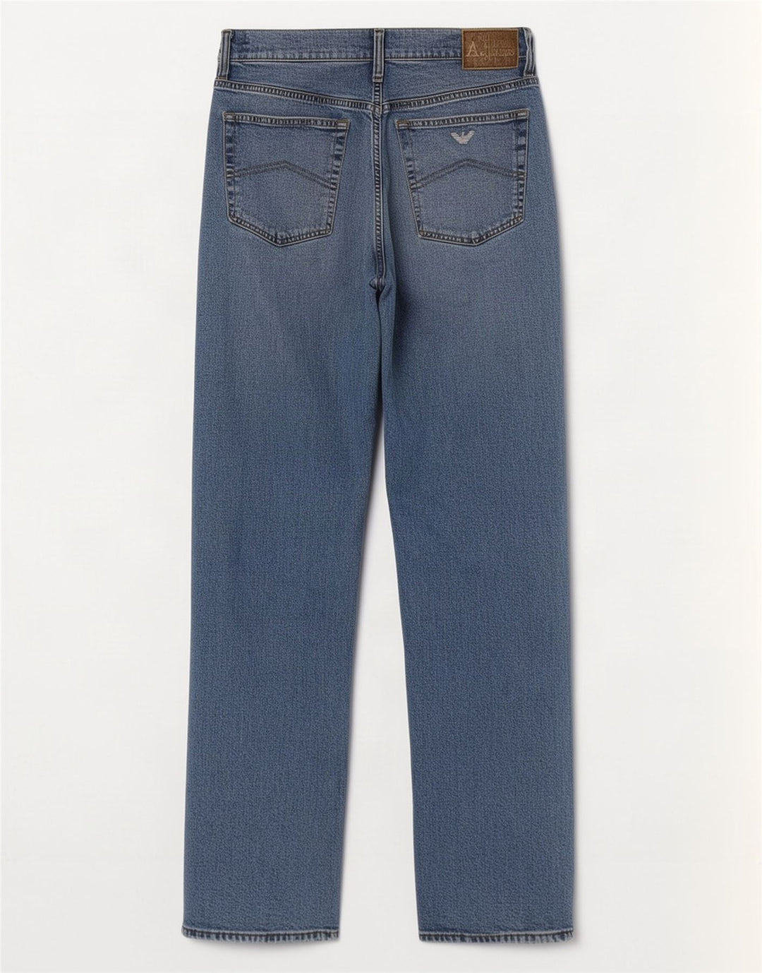 Vaqueros Armani Hombre Rectos W32 L32 Algodón Azul