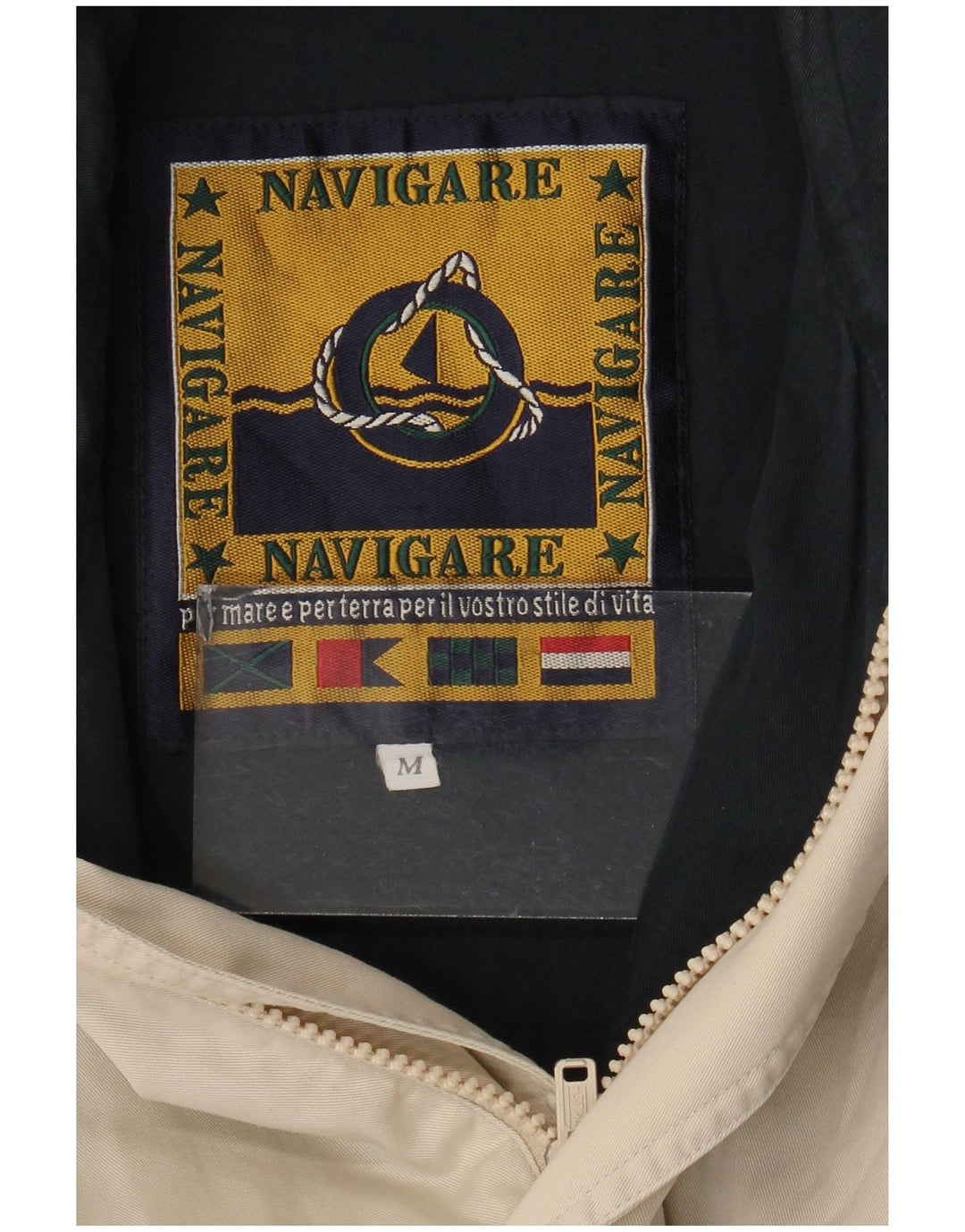 Chaleco Navigare para hombre UK 38 Medium Off White