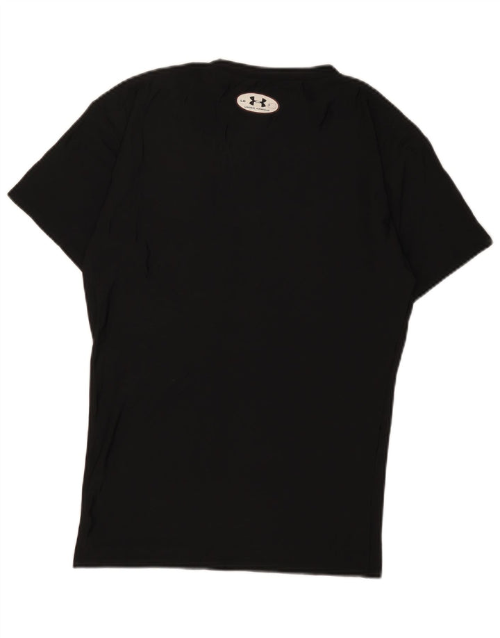 Under Armour - Camiseta para hombre, talla pequeña, algodón negro