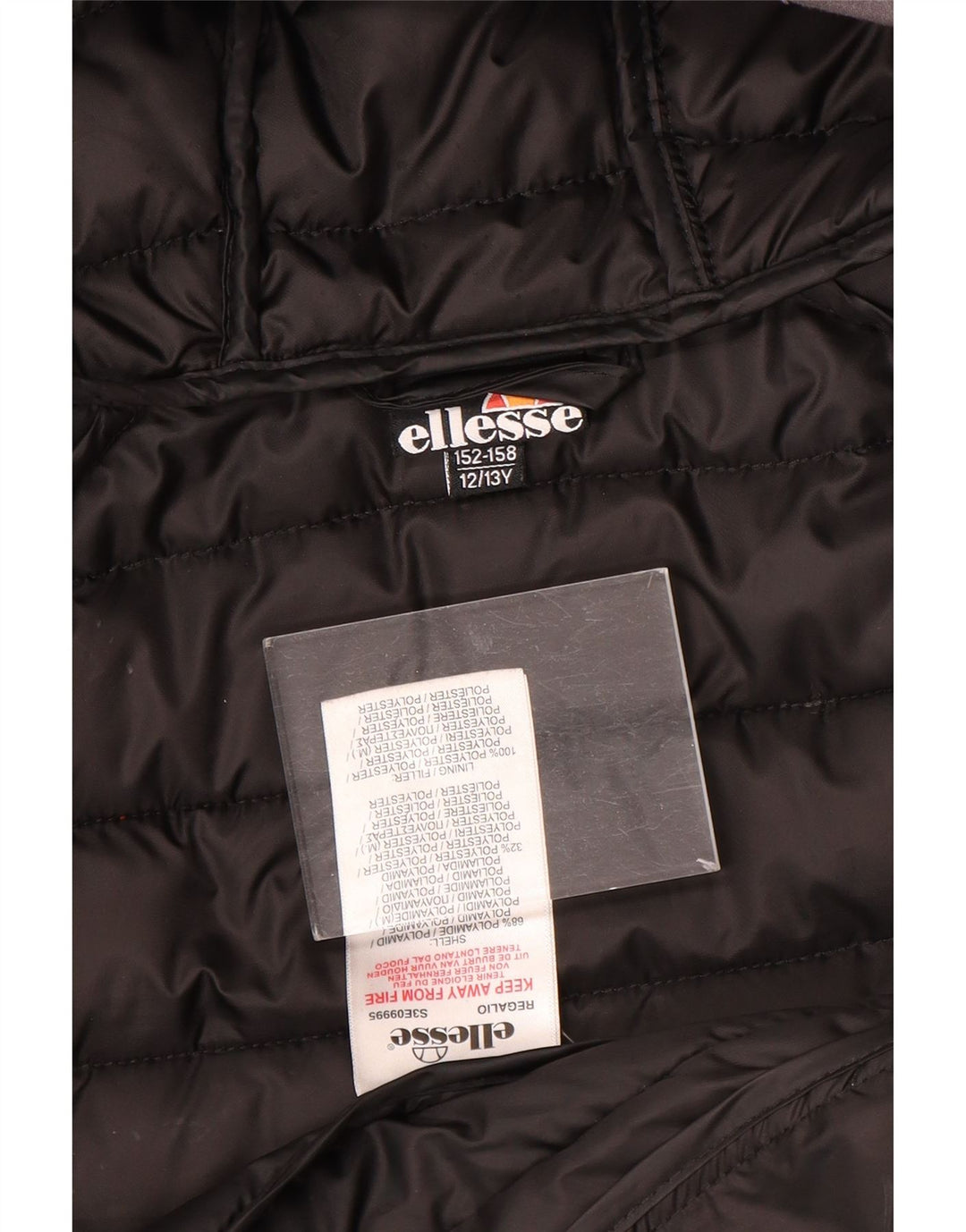 Ellesse Chaqueta acolchada con capucha para niño 12-13 años Poliamida gris