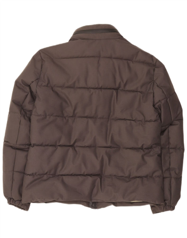 Armata Di Mare Chaqueta acolchada con capucha para hombre UK 40 Poliéster gris grande