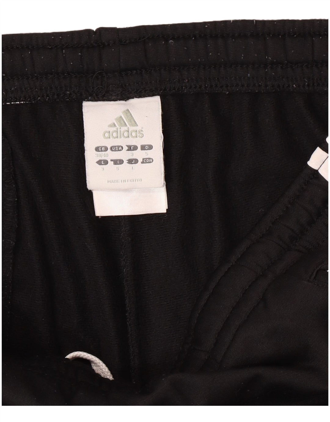 Adidas Pantalones de chándal para hombre Joggers UK 38/40 Medium Negro Poliéster