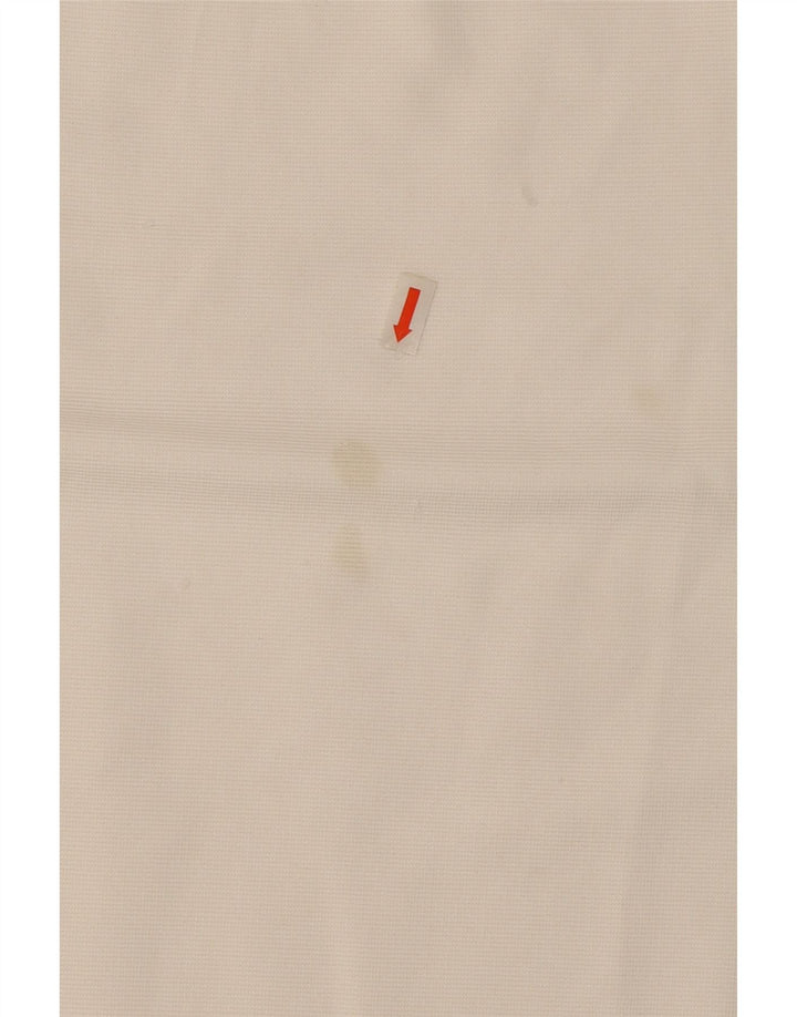 Zara Mujer Vestido Con Hombros Descubiertos UK 10 Small Blanco