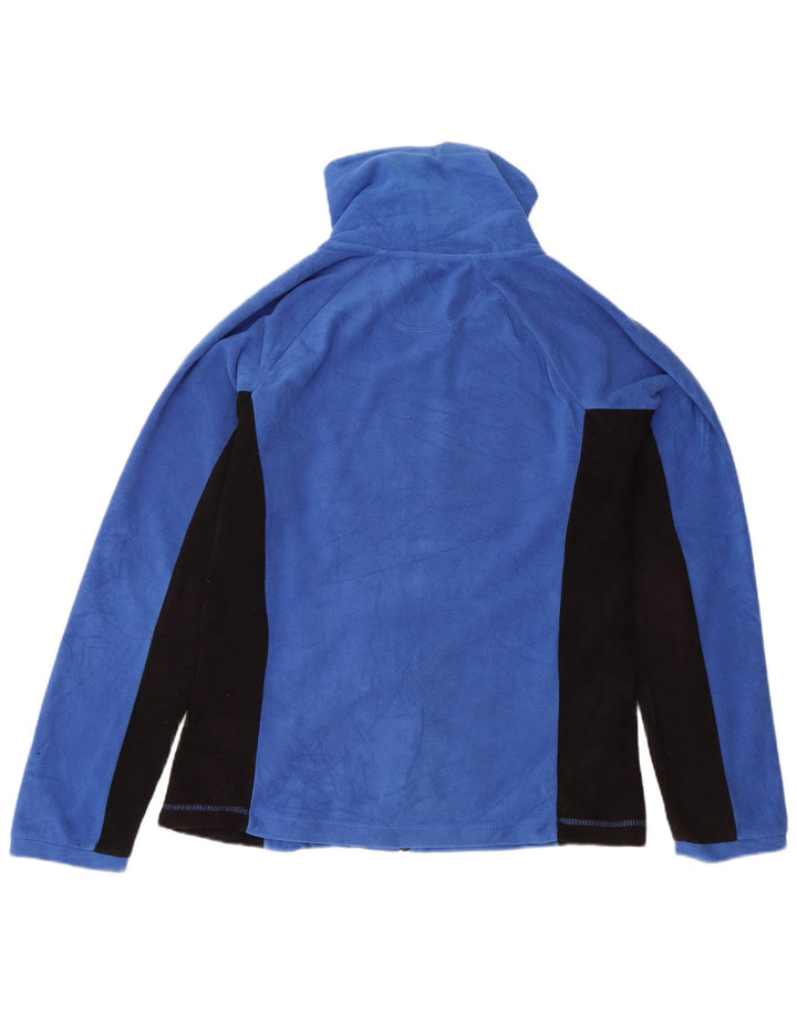 Calvin Klein Chaqueta de forro polar gráfica para mujer Reino Unido 44 Azul medio Colorblock