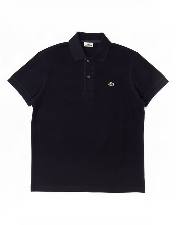 Lacoste Polo para hombre talla 3 pequeño algodón azul marino