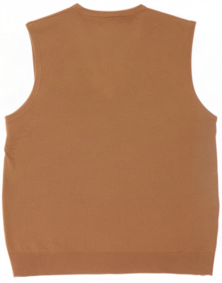 Marks & Spencer - Camiseta sin mangas para hombre, color azul, acrílico, color beige