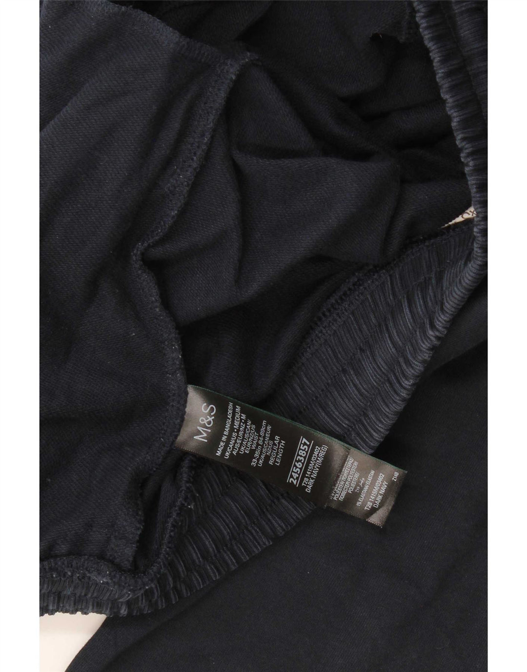 Marks & Spencer Pantalones De Chándal Para Hombre Algodón Azul Marino Mediano