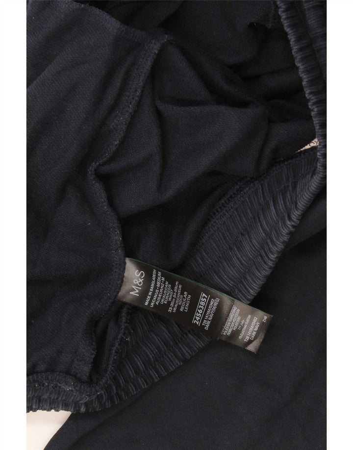 Marks & Spencer Pantalones De Chándal Para Hombre Algodón Azul Marino Mediano