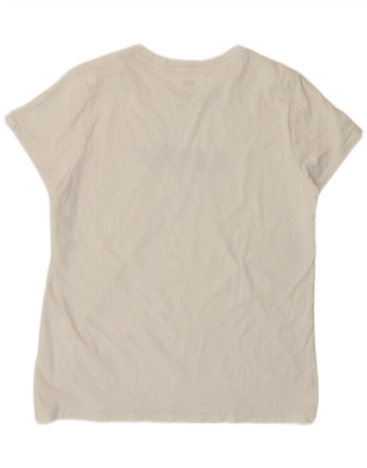 Levi's Camiseta gráfica para mujer Top UK 46 Large White