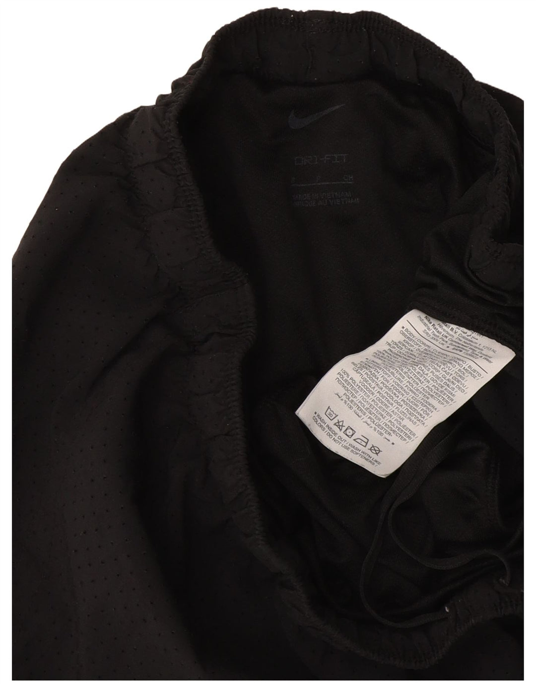 Nike Pantalones cortos deportivos Dri Fit para mujer UK 8 Small Poliéster negro
