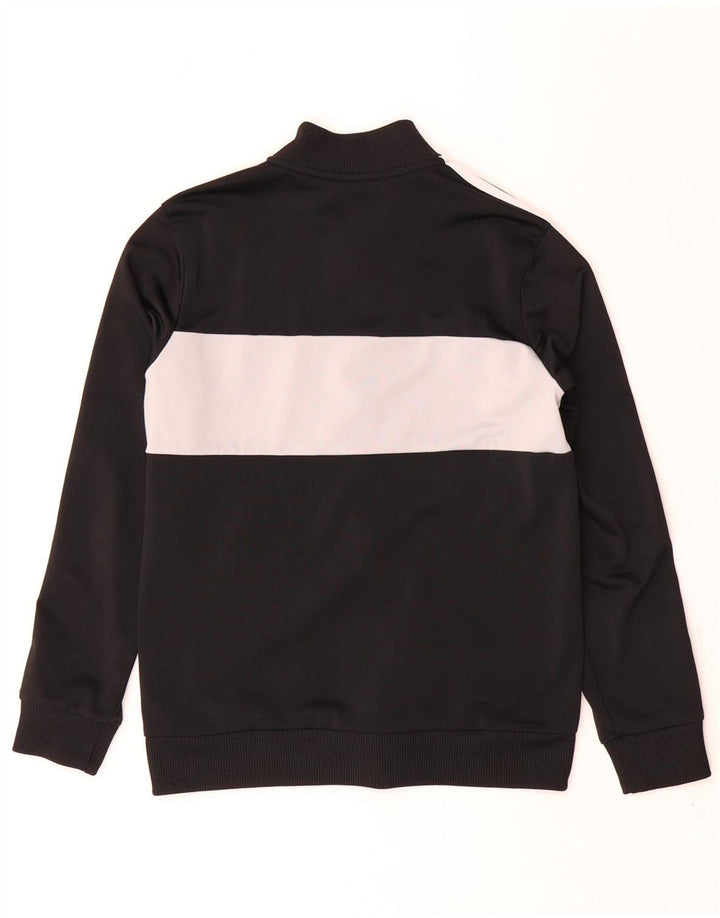 Adidas - Chaqueta de chándal para niño, 11-12 años, color negro, poliéster