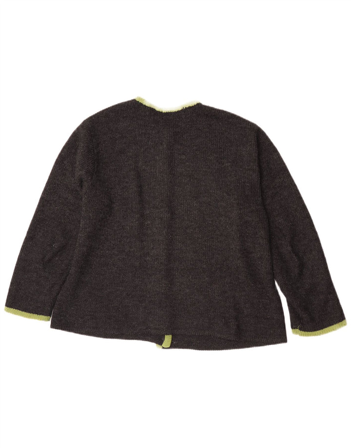 Suéter tipo cárdigan para mujer Dralon IT 44 Gris medio