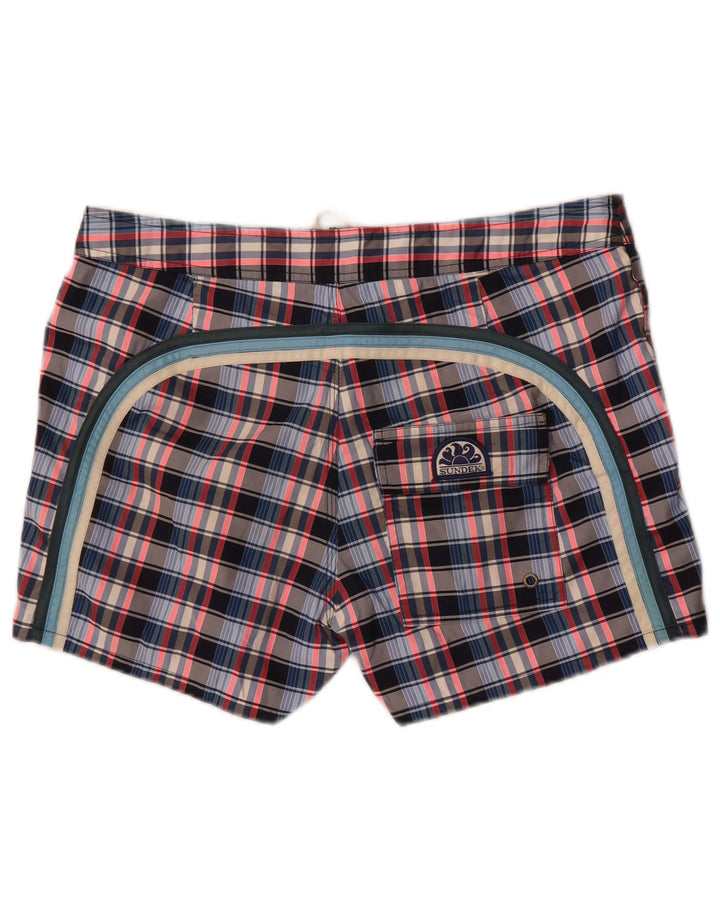 Sundek Bañador para Hombre con Cuadros Multicolores Grandes