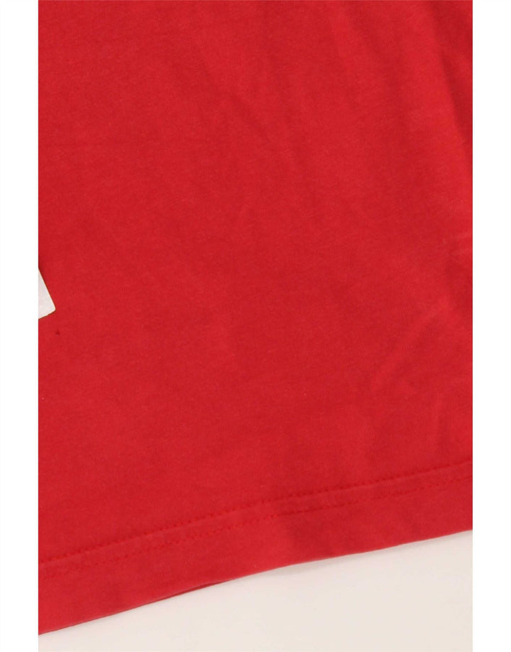 Nike Camiseta gráfica de ajuste estándar para hombre, talla pequeña, color rojo