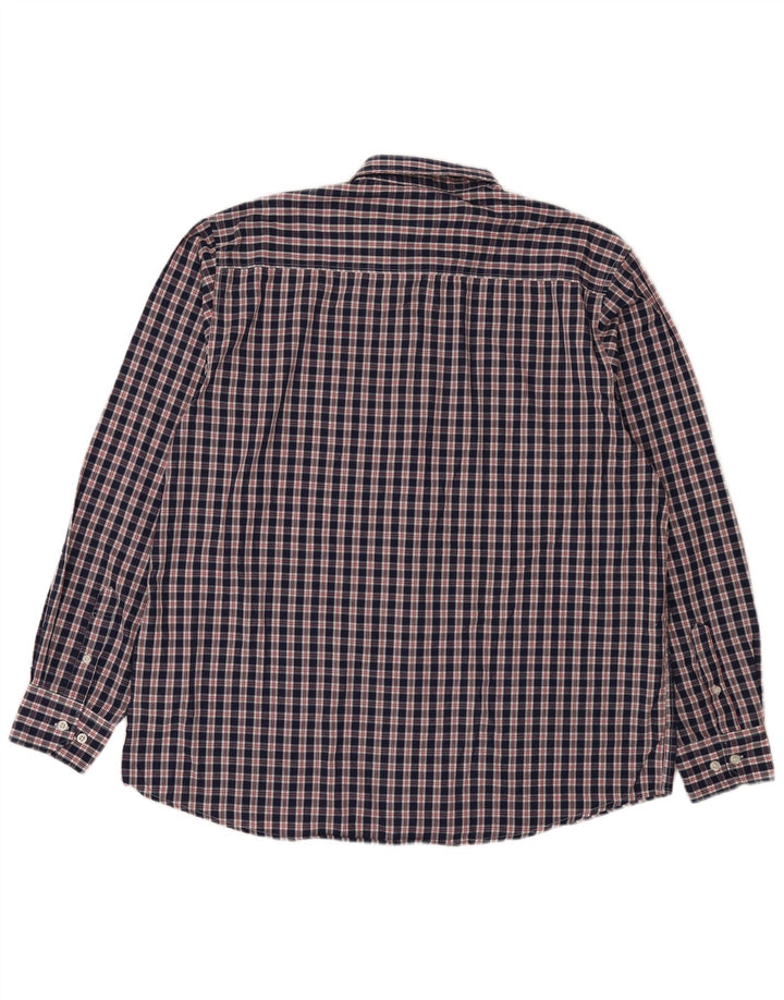 Pierre Cardin Camisa de corte regular para hombre 3XL Poliéster azul marino