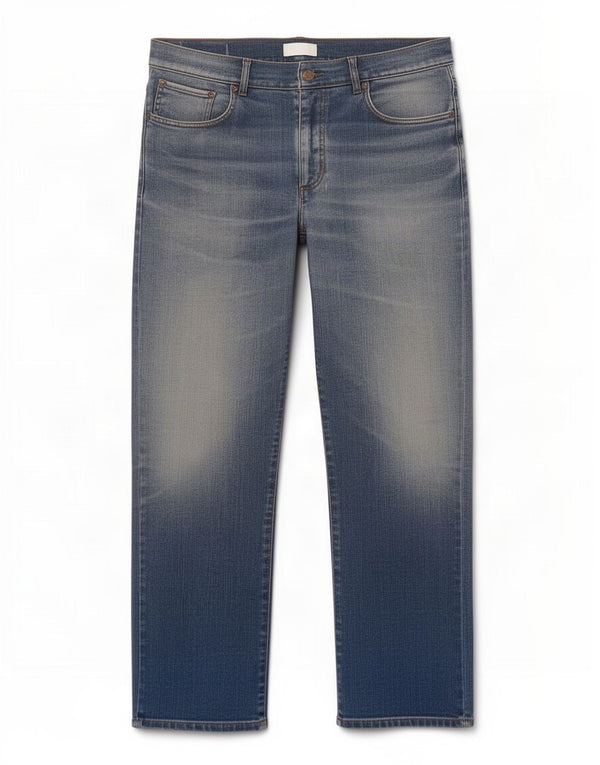 Marlboro Classics Vaqueros rectos de ajuste cómodo para hombre W34 L34 Algodón azul