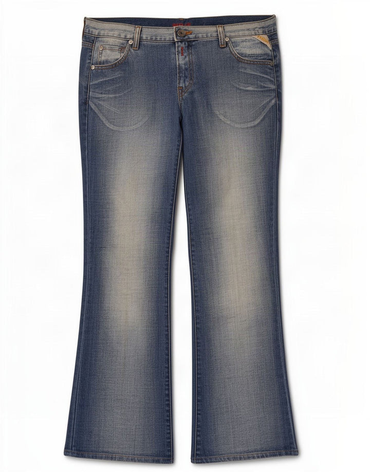 Vaqueros Bootcut Mujer Replay W32 L30 Algodón Azul