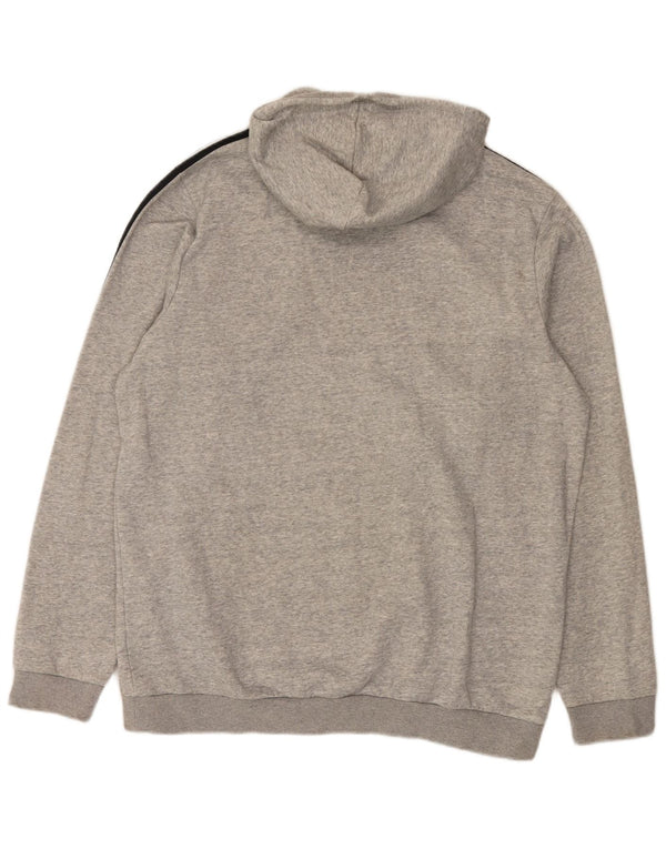 Adidas - Sudadera con capucha para hombre (talla XL), color gris