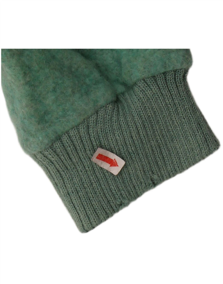 DIADORA Jersey tipo polo con cuello tipo polo de lana verde grande para hombre