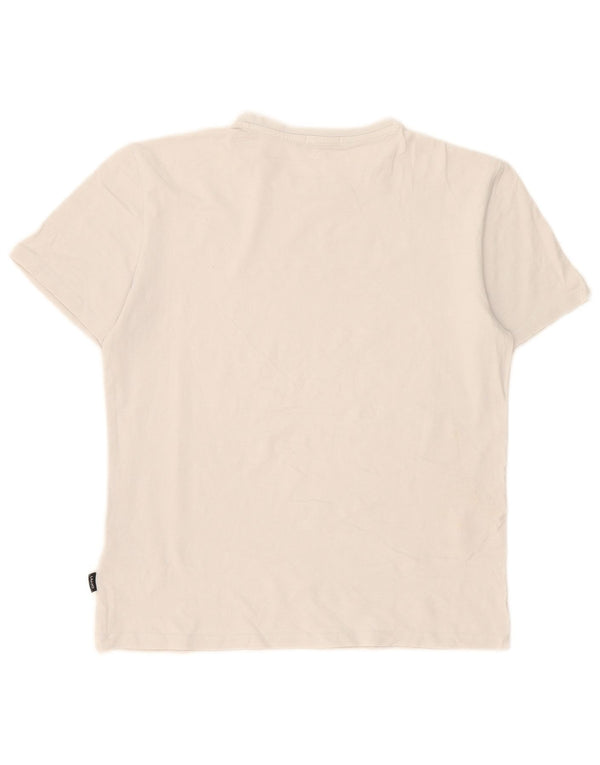 Liu Jo - Camiseta gráfica para hombre, talla pequeña, algodón blanco