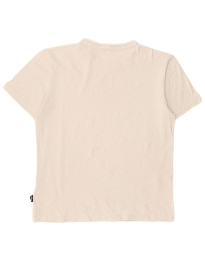 Liu Jo - Camiseta gráfica para hombre, talla pequeña, algodón blanco