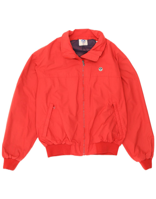 Chaqueta bomber para hombre North Sails UK 40 Large Poliamida roja