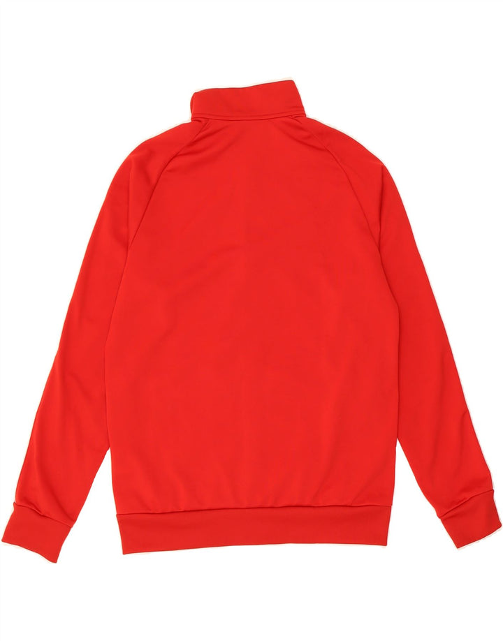 ADIDAS Boys Tracksuit Top Jacket 13-14 Years Red Polyester Vintage Adidas and Second-Hand Adidas from Messina Hembry 