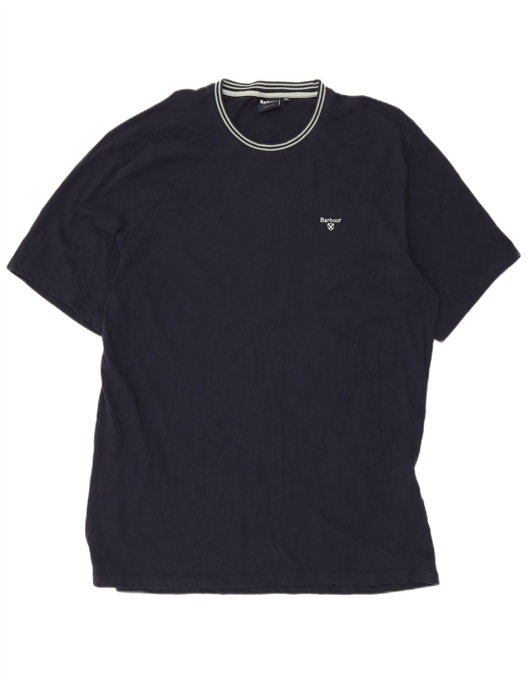 Barbour Camiseta Hombre Top 2XL Azul Marino Algodón