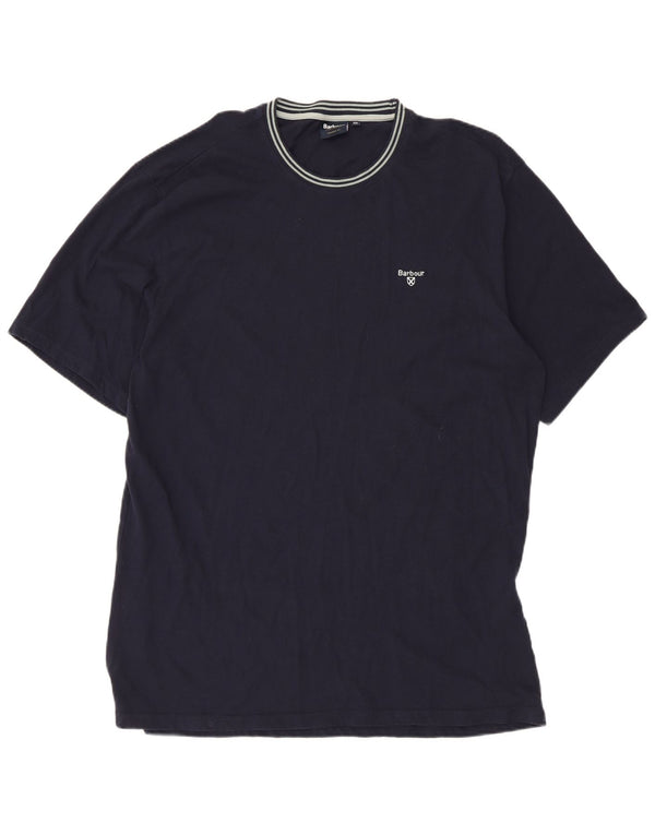 Barbour Camiseta Hombre Top 2XL Azul Marino Algodón