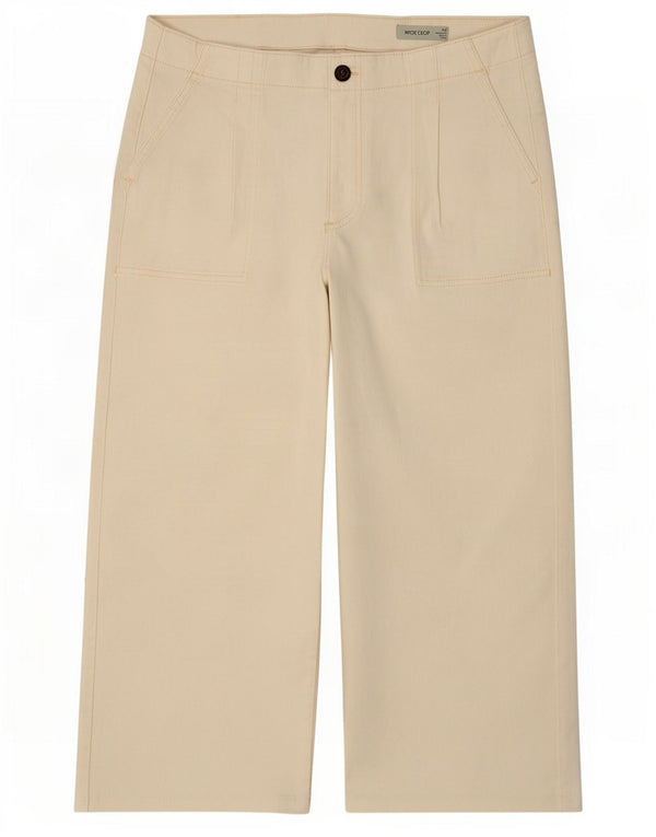 Marks & Spencer Pantalones Cortos para Mujer UK 40 Large W34 L22 Blanco Roto