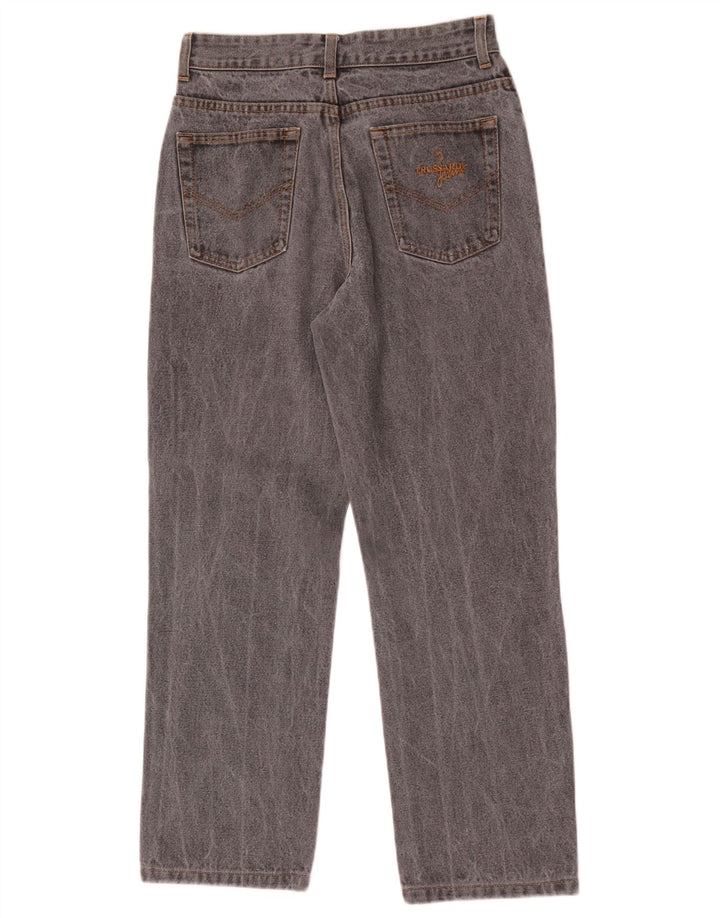 Vaqueros Trussardi Mujer Rectos W30 L27 Gris Algodón