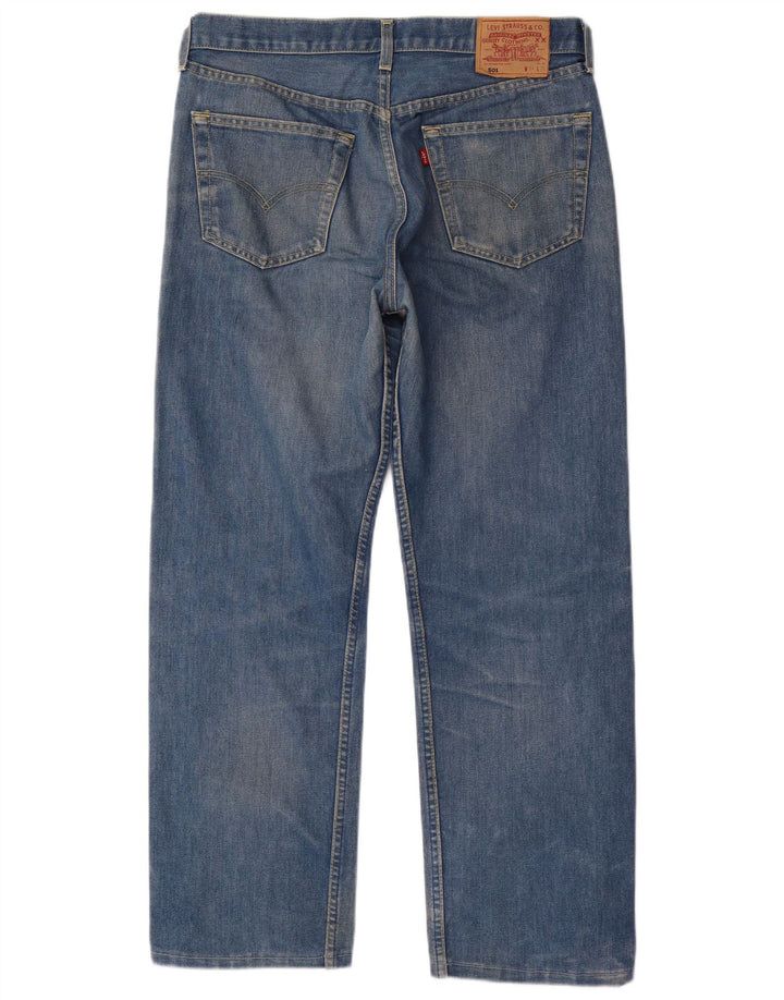 Levi's Hombre 501 Vaqueros Rectos W34 L29 Algodón Azul