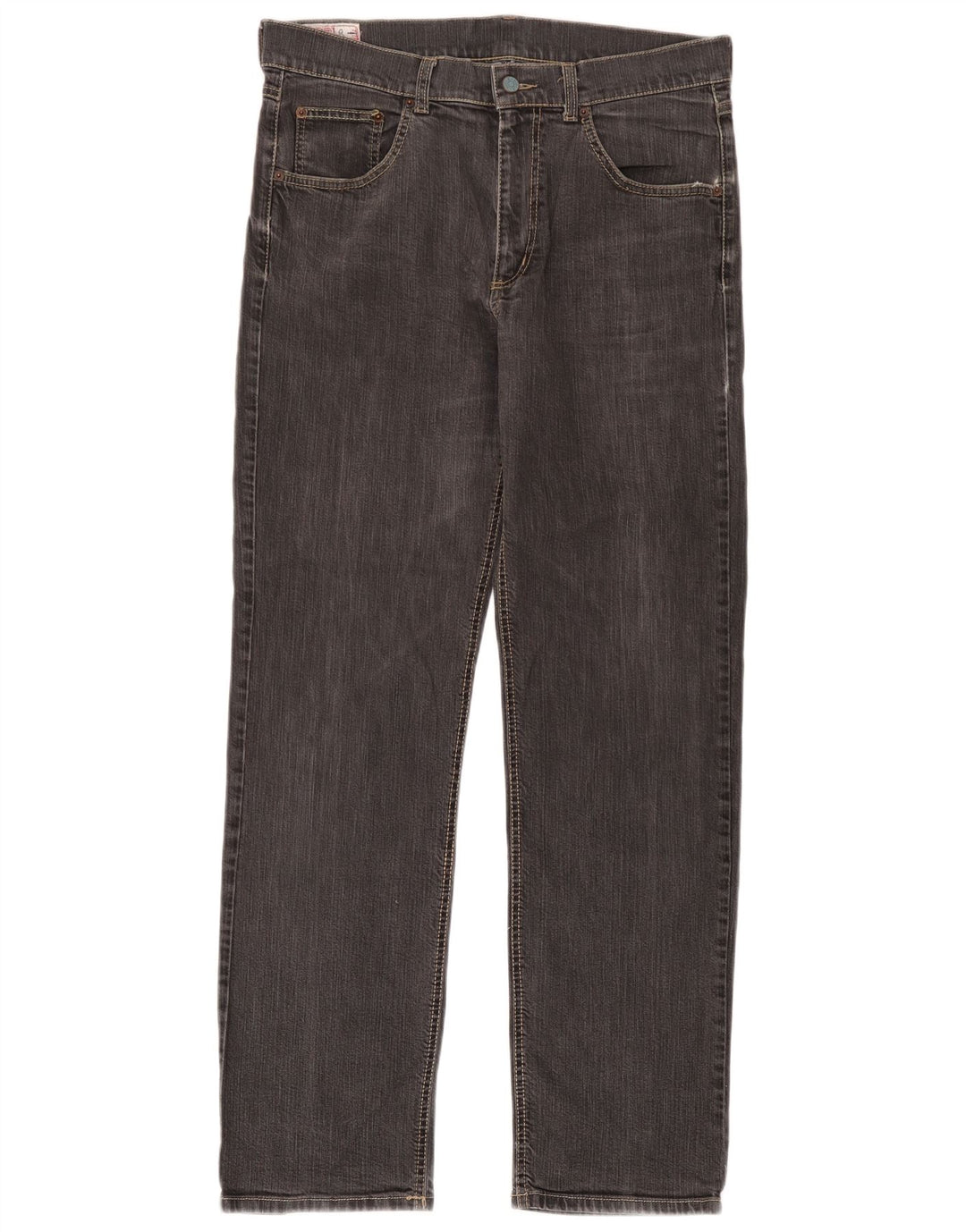 Vaqueros rectos para hombre Rifle W34 L32 Algodón gris