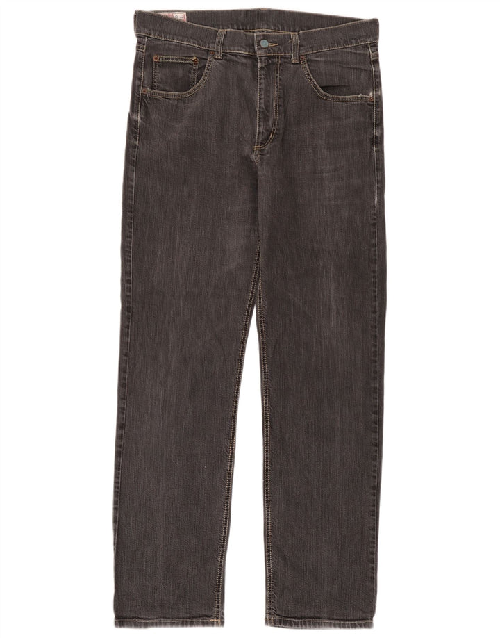 Vaqueros rectos para hombre Rifle W34 L32 Algodón gris