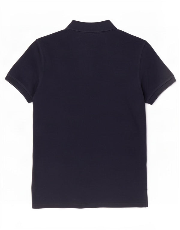 Marina Militare Mens Polo Shirt Small Navy Blue Cotton