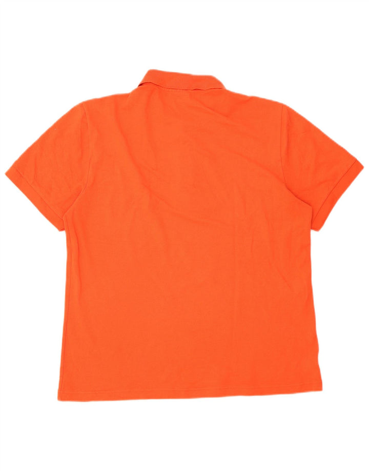 Polo Lacoste para hombre talla 5 grande naranja
