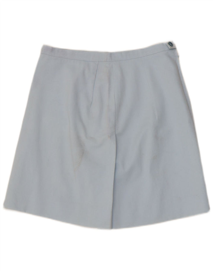 Vintage mujer A-Line falda grande W34 azul