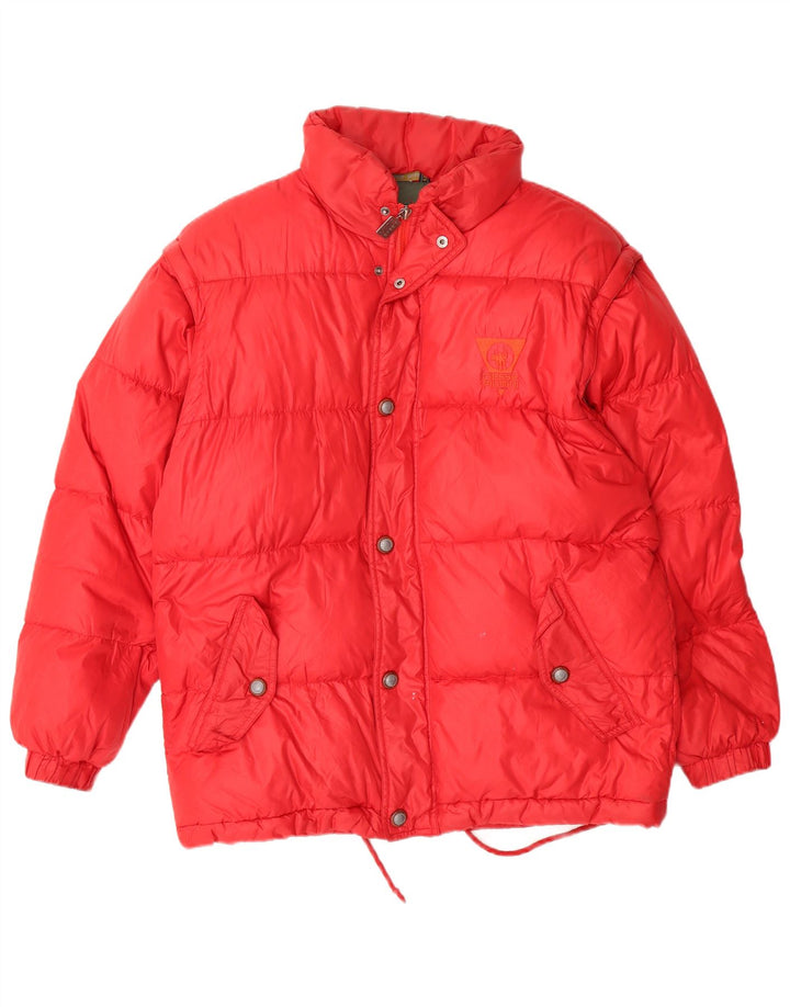 CIESSE PIUMINI Chaqueta acolchada con capucha para hombre IT 46 Small Red Polyamide
