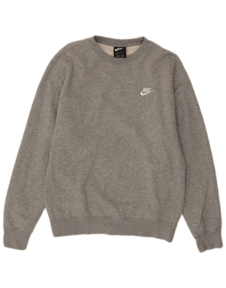 Nike Hombre Sudadera Jumper Small Gris Algodón