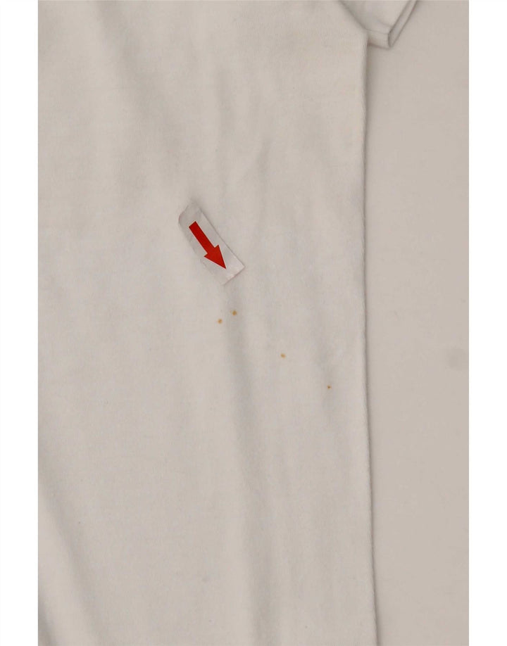 Adidas - Camiseta para hombre, talla grande, algodón blanco