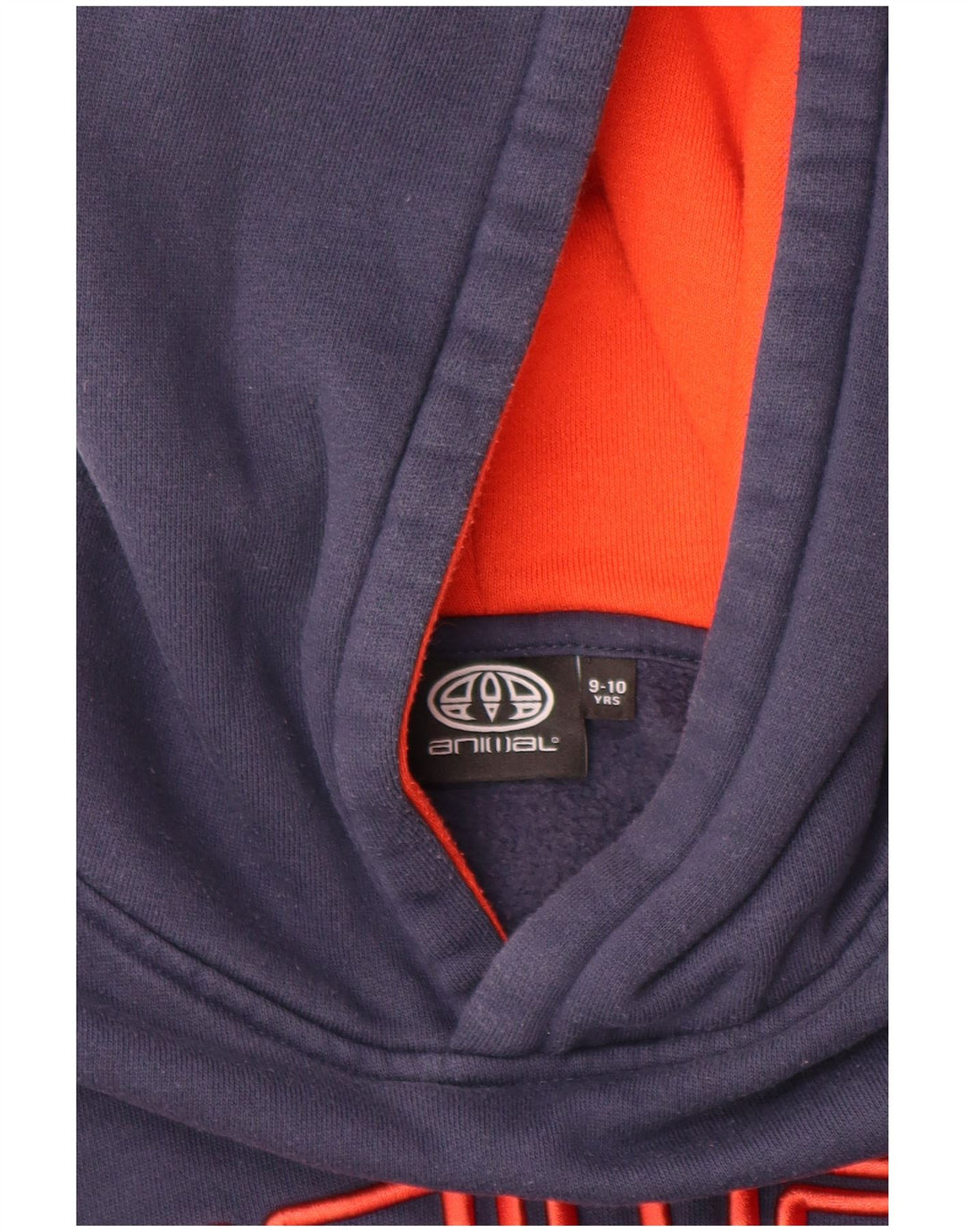 ANIMAL Jersey con capucha estampada para niño 9-10 años Azul marino Algodón